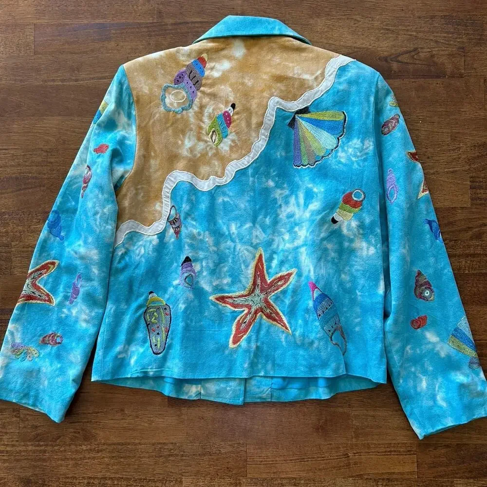 Bala Bala Coastal Breeze Jacket—Beach Cottage Vibes, Silk Inner Lining​